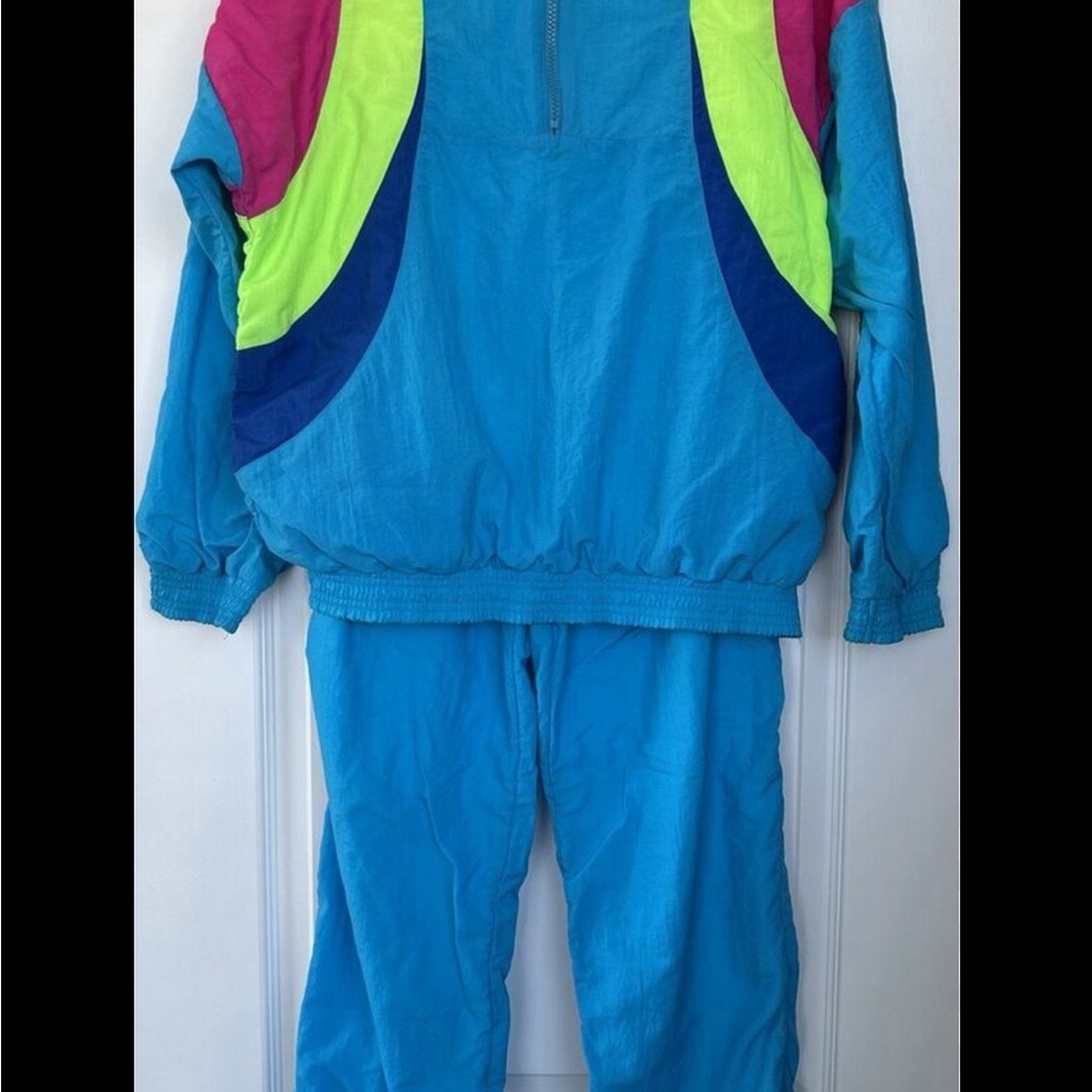 Vintage 90’s Neon Colorful Tracksuit